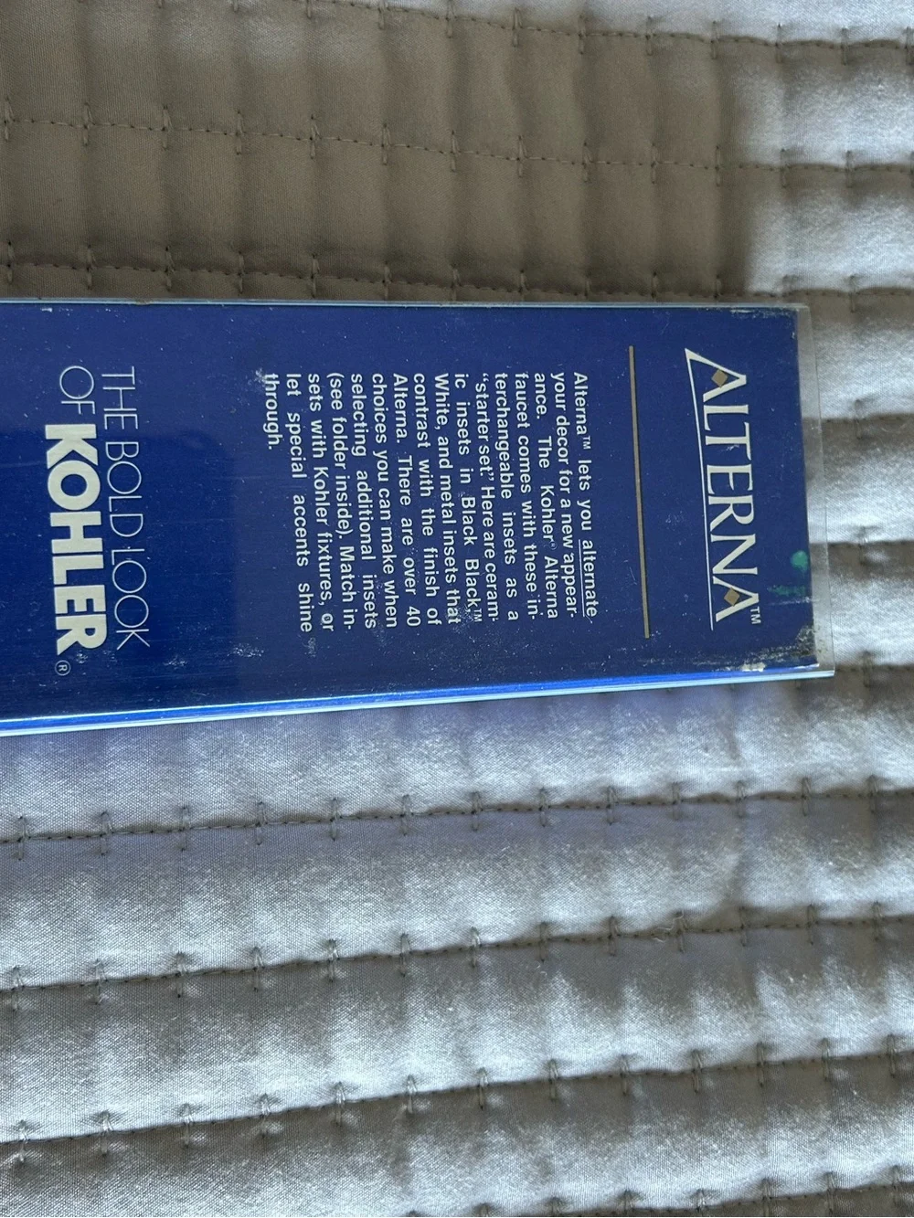 Kohler Alterna faucet inserts